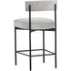 Seneca 36.5 inch Black / Polo Club Stone Counter Stool